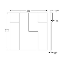 3d wall panel Orac Decor W102ODERN CUBI Deco elementodern white