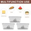 Yomjarl 3 Pack Cheese Container Airtight with Draining Basket Cream