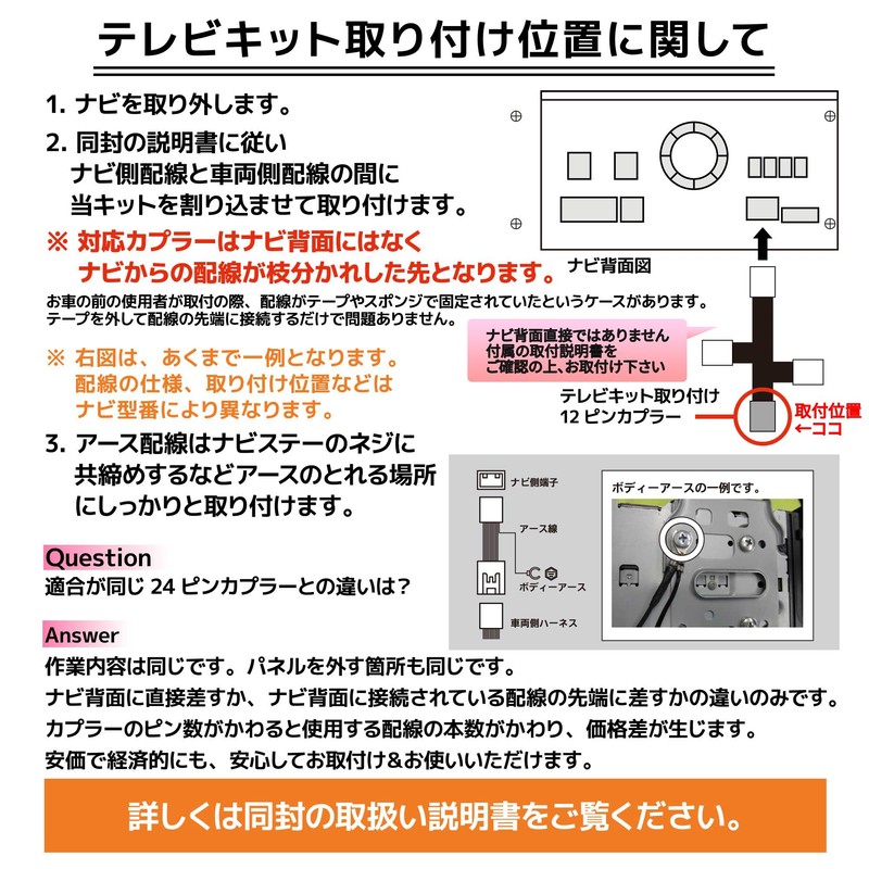 [Tr844] Nissan Dealer Option Navigation TV Kit, Allows You to