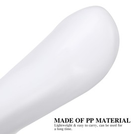 Cabilock 2PCS White Mannequin Foot Display Ankle Bracelet Shoe Sock Model Display Plastic Short Stocking Mannequin Human Foot Display Mold for Shop Home