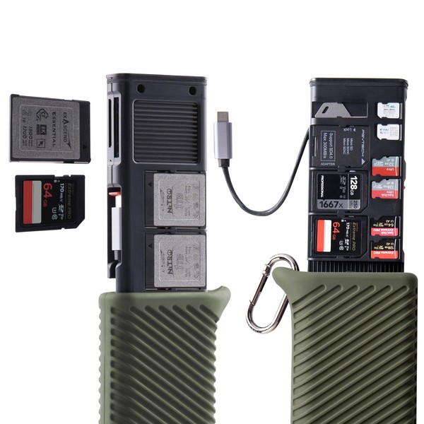 PGYTECH CreateMate USB 3.2 CFexpress A/B Card Reader 10GBps SD