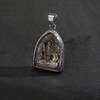 Buddha Pendant Arc Cutting Ethnic Style Beautiful Practical Stainless Steel