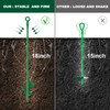 DOKOLES 18'' Ground Anchors for High Wind,Heavy Duty Metal Hurricane