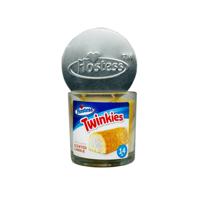 Hostess 14 oz Scented Candle- Twinkies Scented Candle- 3 Wick