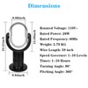 Portable Bladeless Tower Fan, 10 Speeds Settings, 10-Hour Timing Closure,