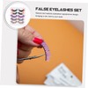 Baluue Grafting Eyelashes Curl Synthetic Lashes Natural Look for Easy