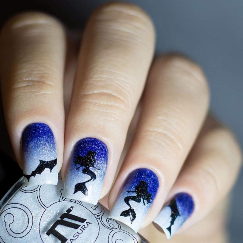 Whats Up Nails - Mermaid Vinyl Stencils for Nail Art