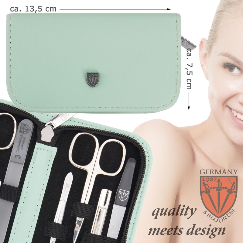 3 Swords Germany - brand quality 8 piece manicure pedicure
