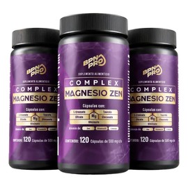 Magnesio Nocturno Complex Zen 360 capsulas para 6 Meses con L-Tenina, GABA, Zinc y Vitamina D3 Descanso profundo