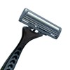 Club Classic Individually Wrapped Pivot Triple Blade Razor - Black/Grey