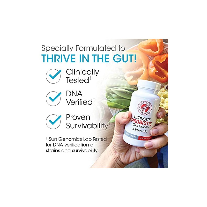 Silver Fern Ultimate Probiotic Supplement Vegicaps - Daily Metabolic Restoration,