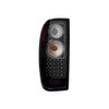 For Nissan Frontier 1998-2004 Tail Light LED Black Driver and