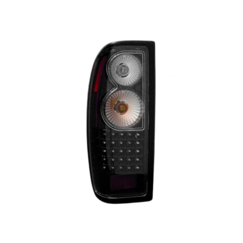 For Nissan Frontier 1998-2004 Tail Light LED Black Driver and