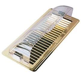 Deflecto 50/1PK3 Model 50 Premium Unbreakable Air Deflector, 3-Pack, 3 Pack, 3