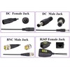 AAOTOKK Passive Video RJ45 to BNC Transceiver Transmitter HD CVI/TVI/AHD/CVBS,