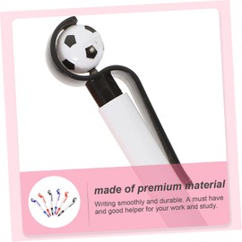 Operitacx 6pcs Football Shaper Soccer Ballpoint Pen Handwriting Pens Students Stationery Drawing Pens Writing Stationery Pens for Students Retractable Pen Office Supplies Students Pens Abs