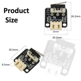 HUAREW Limit Switch Kit for 3D Printers Ender3/Ender3 Pro/Ender-3 Max/CR-10/V3/S4/Series Parts Accessories (5pcs)