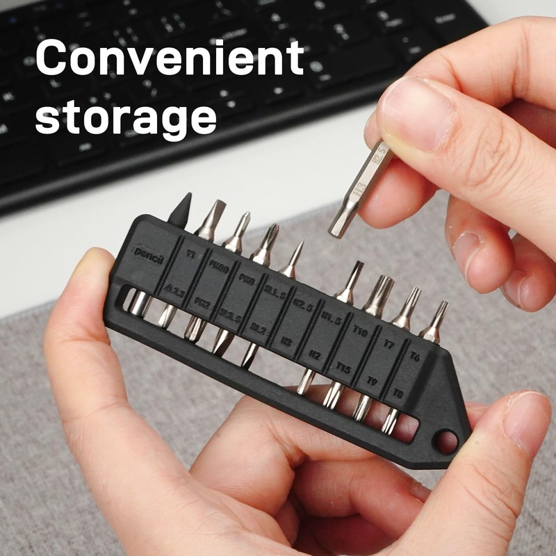 OKNIFE MBS1 4mm Hex Bit Screwdriver Set, 9 PCS Durable