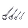 Stainless steel woodscrew eye bolt A4 316 marine grade lifting