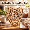 Animal Shape Wooden Jigsaw Puzzle with Stand – Creative Puzzle
