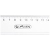 Herlitz Herlitz Lineal aus transparenter Kunststoff, 30 cm