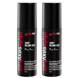 Sexy Hair Style Sexy Hair 450 Blow Out 7 Shine 1 Hold (2 Pack) Sexy Hair Heat Defense