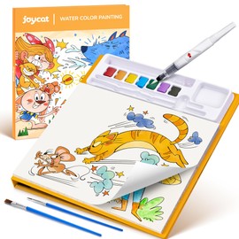 JoyCat Paint with Water Coloring Books for Toddlers, Watercolor Painting Sets for Kids Ages 3-5 4-8, Arts and Crafts Drawing Activities Toy Birthday Gift for Boys Girls（Comics）