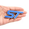 Pack of 2 3D Metal ST Stickers Car Head Emblem
