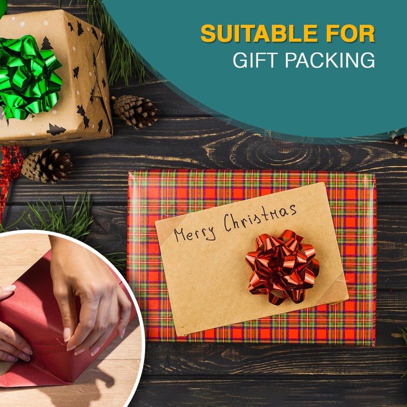 ANSIO Cellotape Clear Packing Tape 24mm x 50m - Pack