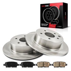 Torchbeam 291.6mm Rear Brake Pads and Rotors Kit Compatible with Nissan 2002-2008 2010-2023 Altima, Nissan 2013-2019 Sentra 1.8L, Nissan 2004-2008 Maxima, Nissan 2013-2017 Juke 1.6T - OE Brake Kit