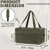 Tool Tote Bag, 16OZ Waxed Canvas Tool Bag with 7-Pocket