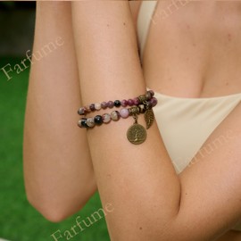 Farfume Chakra Bracelet, Real Stones Gemstone Bracelet for Women, Stone, No gemstone