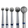 STALEKS Pro FA01 "Ball" Diamond Nail Drill Bit Medium Blue,