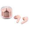Wireless Bluetooth Earphones Noise Reduction Headphone Digital Display Rechargeable Pink