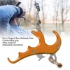 Bow Release Aids Aluminum Alloy Sensitivity Adjustable 4 Fingers Compound