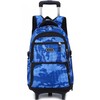 LASUK Rolling Backpack for Elementary School Students Teens Travel Bag