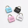 Mini Dial Combination Padlock Locker Lock 3ea