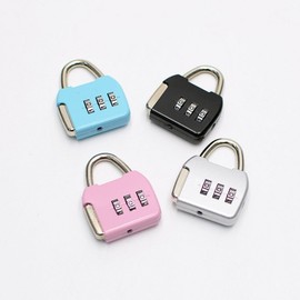 Mini Dial Combination Padlock Locker Lock 3ea