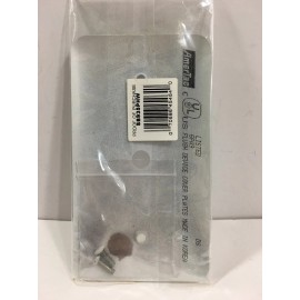 Amerelle Steel Despard Wall Plate - White, for Rocker Knob