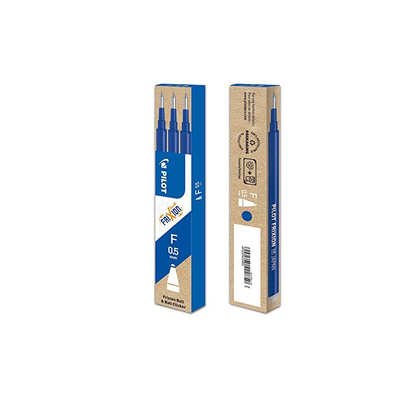 Pilot Rollerball Refill for Frixion 2275 BLS-FR5-L-S3 0.3 mm Blue