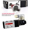 RIH Pneumatics Solenoid Valve 4V210-08 12V/24V/110V Single Coil Pilot-Operated Electric