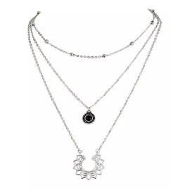 Patry Collar 3 En 1 Mandala Joyería Dama Mujer Regalo Fantasía
