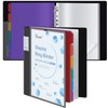 Uquelic 50 Pocket Presentation Binder with Clear Sleeves Letter/A4 Size