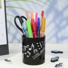 Boerni Music Note Pencil Container, Black Music Notes Melody Theme