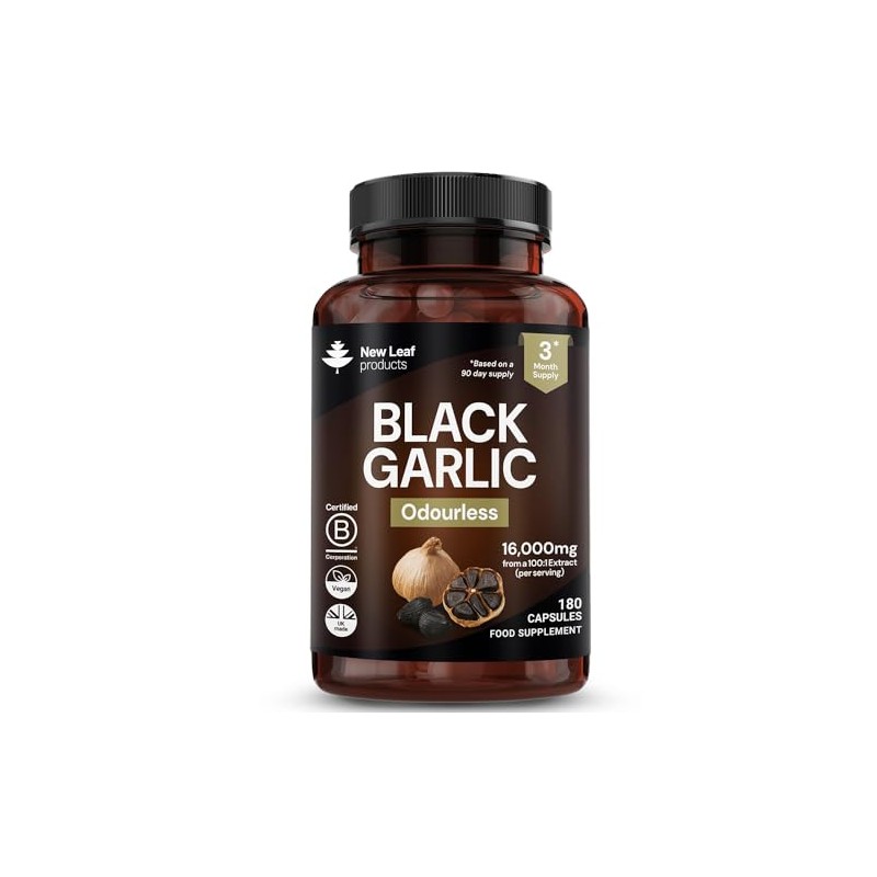 Garlic Extract Capsules - Aged 36 Months - 16,000mg Equivalent