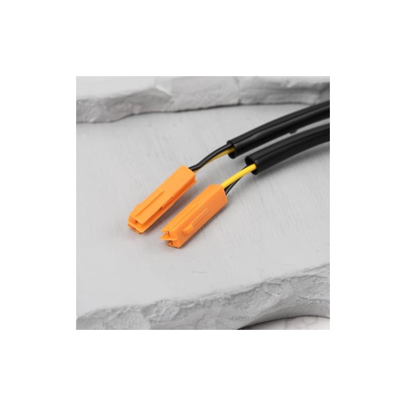 1 Pair 2-Pin Indicator Connector Wiring Harness Adapter Compatible with