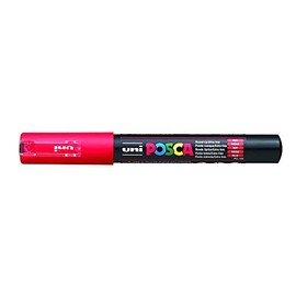 Uni-Ball Posca Marker, PC-1M, Rot