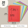 Cardboard Paper Picture Frame DIY Hanging Kit (50 Pack) 4x6