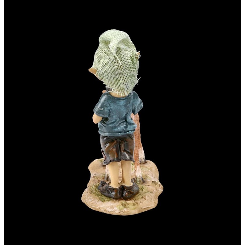Pixie Goblin Figure with Fawn Bambi and Me Gnome Dwarf