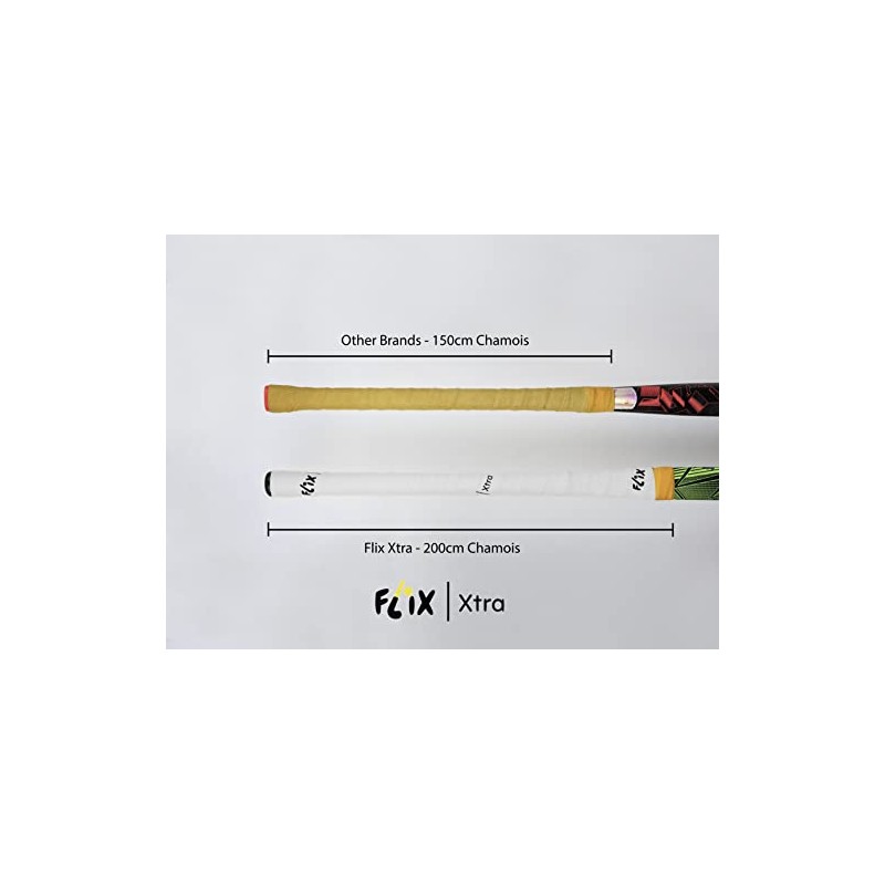 Hockey Grip | Flix Xtra 6 metre Chamois - White